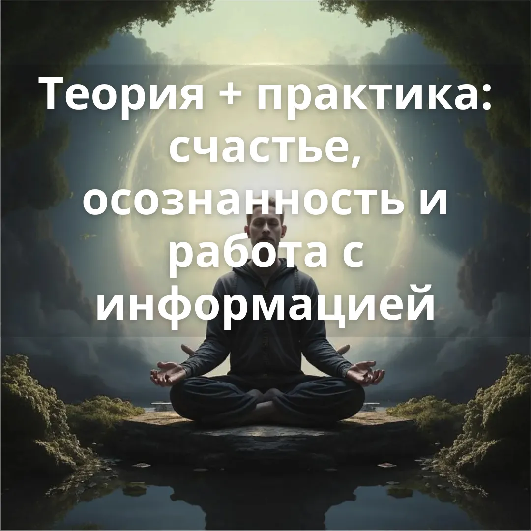 Цикл Теория + практика: счастье, осознанность и работа с информацией