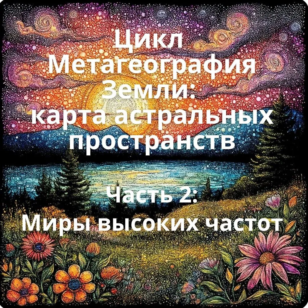Метагеография Земли. Карта астральных пространств. Часть 2: Миры высоких частот