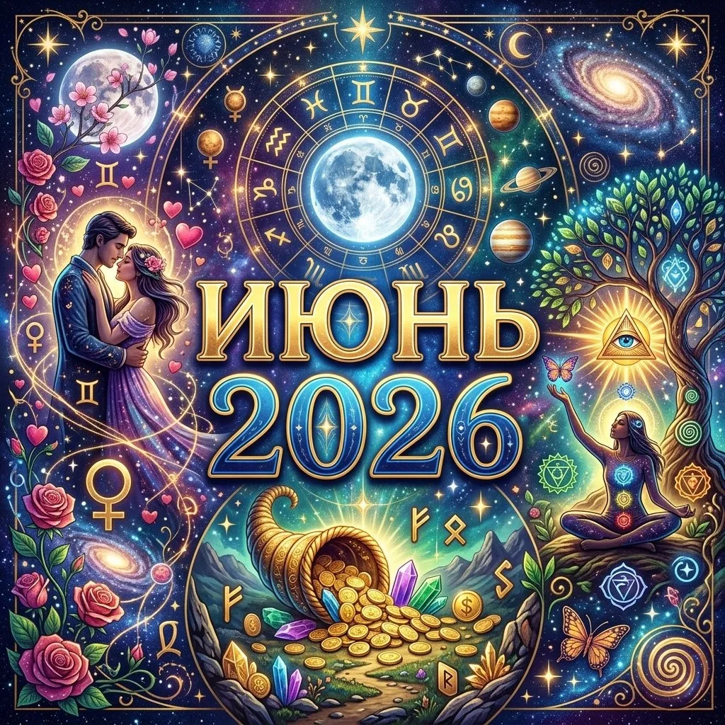 Июнь 2026: ВТОРОЙ ШАНС от Вселенной. Что принесет июнь в ЛЮБВИ, ФИНАНСАХ и РАЗВИТИИ?