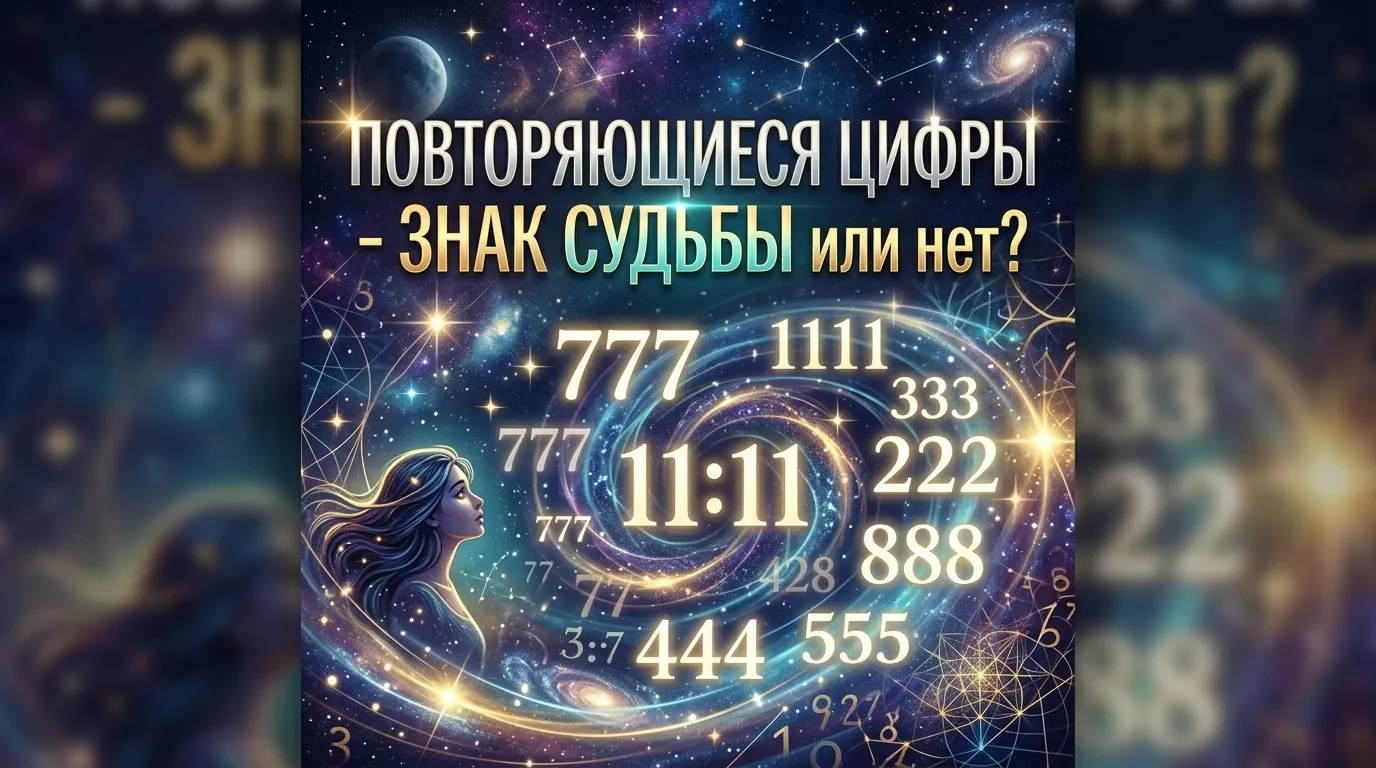 Повторяющиеся цифры - ЗНАК СУДЬБЫ или нет?